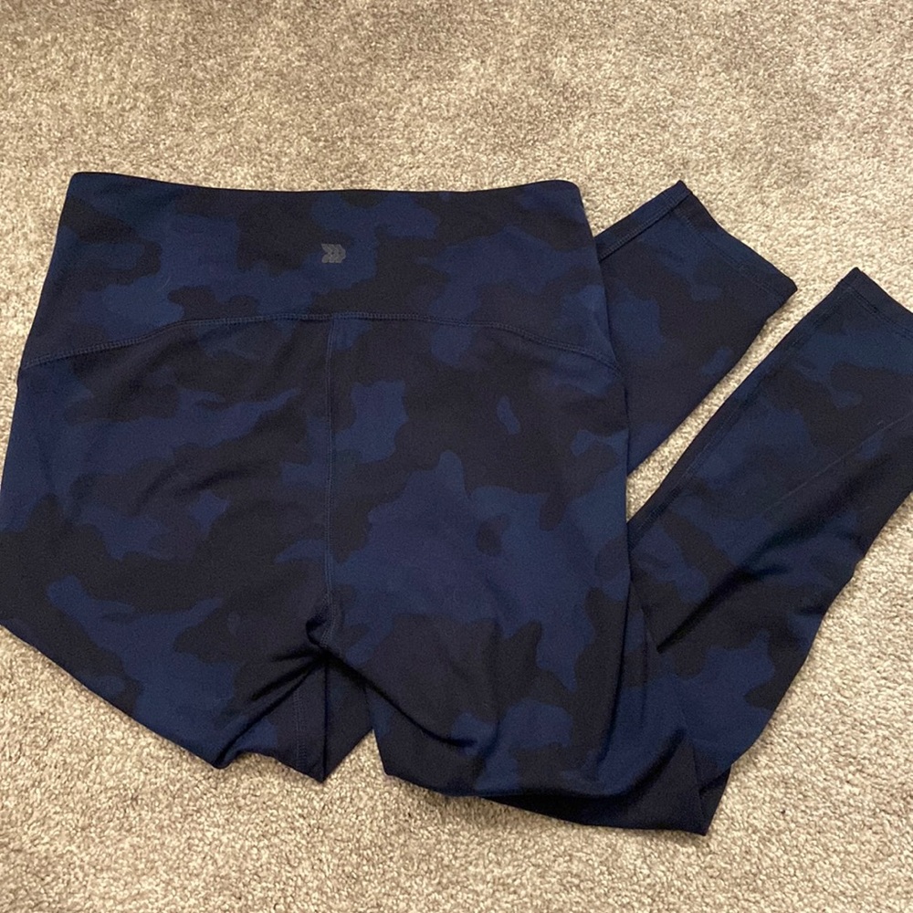 All in Motion (Target) Ankle Length Leggings - Blue Camo Print